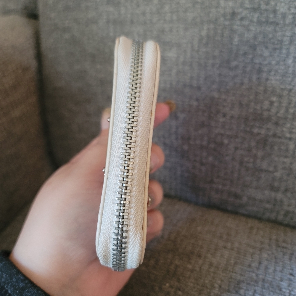 Michael Kors Snakeskin Embossed Compact Zip Around Wallet - Picture 5 of 12